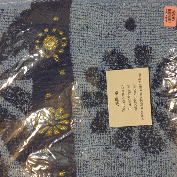 HOMESMART Bundle of 2 Bath/Beach Towel in Blue - Picture 12 of 16